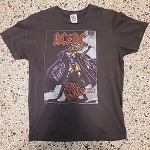 AC/DC Vintage Mens Small Ballbreaker Comic Book Print Made in USA Junk Foods Tag